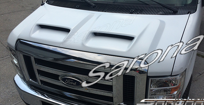 Custom Ford Econoline Van  All Styles Hood (2008 - 2014) - $1090.00 (Part #FD-026-HD)